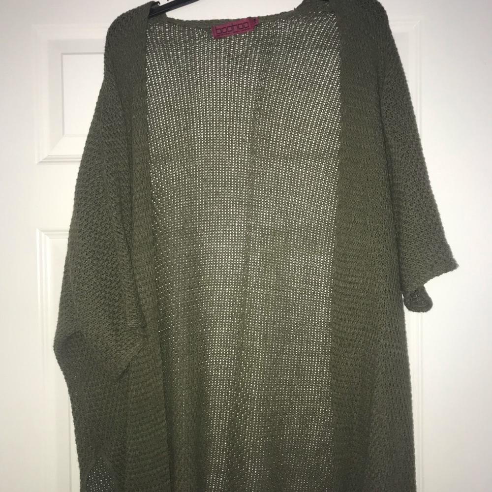 Oversized short sleeve tunic
